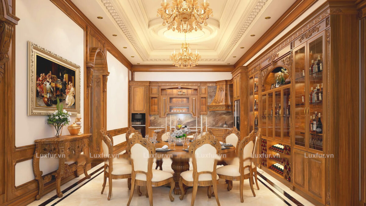 PHÒNG BẾP TÂN CỔ ĐIỂN