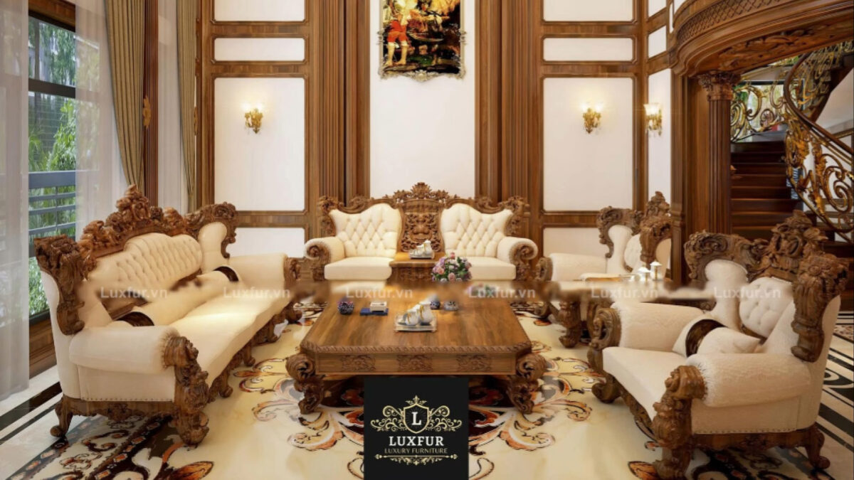 PHÒNG KHÁCH TÂN CỔ ĐIỂN