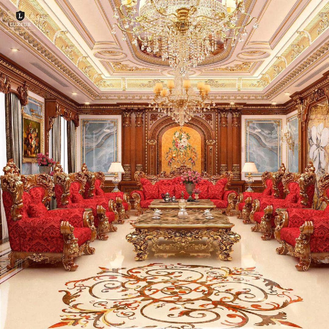 Nội Thất Phòng Khách Cổ Điển