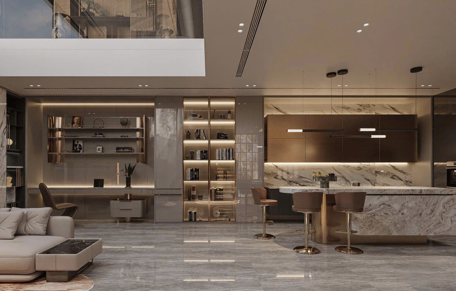 Thi Công Nội Thất Căn Hộ Penthouse, Duplex